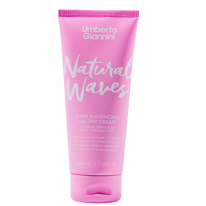 Umberto Giannini, Glazed Waves, Hair Leave-In Cream Treatment, Defining & Anti-Frizz, 200 ml