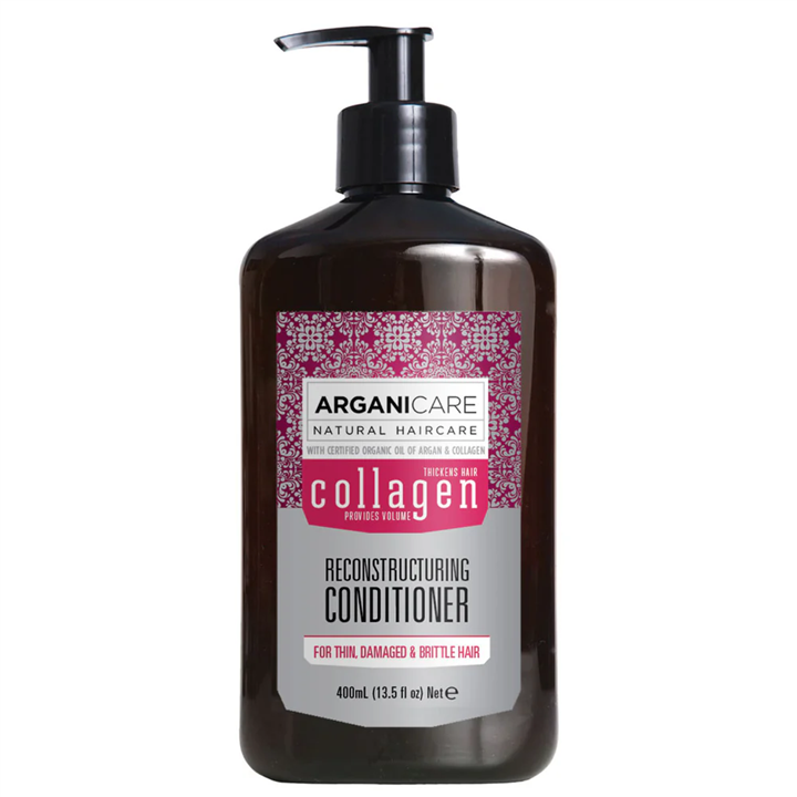 Arganicare, Collagen, Hair Conditioner, Strengthening & Repairing, 400 ml - Teknashop Ltd
