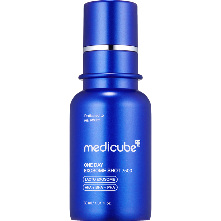 Medicube, One Day Exosome Shot 7500, Pore-Minimising, Day & Night, Ampoules Treatment Serum, For Face, For Women, 30 ml - Teknas