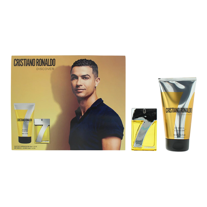 Set Cristiano Ronaldo: CR7 Discover, Eau De Toilette, For Men, 30 ml + CR7 Discover, Shower Gel, For All Skin Types, 150 ml