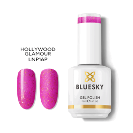 Bluesky, Bluesky, Glossy Shine Finish, Semi-Permanent Nail Polish, Hollywood Glamour, 15 ml