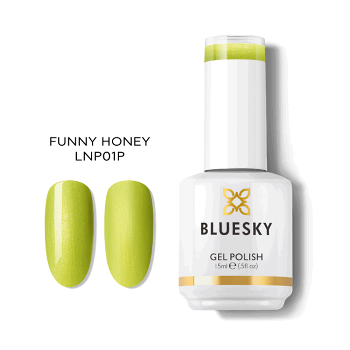 Bluesky, Bluesky, UV, Semi-Permanent Nail Polish, Funny Honey, 15 ml