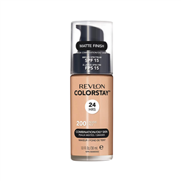 Revlon, Colorstay, Oil-Free, Matte, Liquid Foundation, 200, Nude, SPF 15 ml