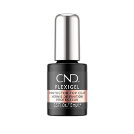 CND, Plexigel, Top Coat, Semi-Permanent Nail Polish, Clear, 15 ml - Teknashop Ltd