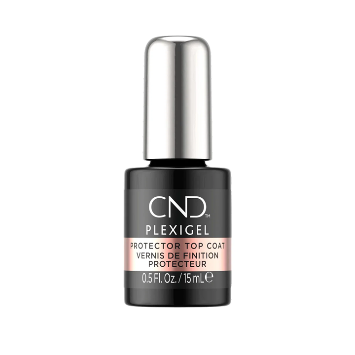 CND, Plexigel, Top Coat, Semi-Permanent Nail Polish, Clear, 15 ml
