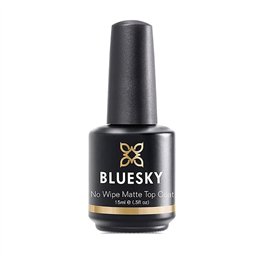 Bluesky, No Wipe, Top Coat, Semi-Permanent Nail Polish, Clear, 15 ml