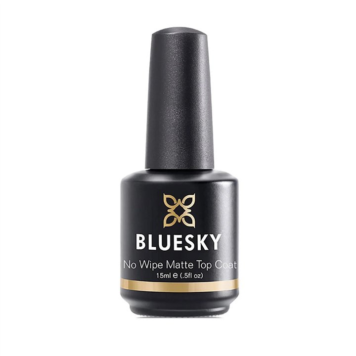 Bluesky, No Wipe, Top Coat, Semi-Permanent Nail Polish, Clear, 15 ml