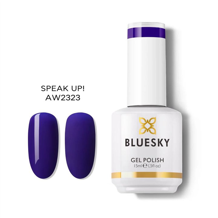 Bluesky, Bluesky, Glossy Shine Finish, Semi-Permanent Nail Polish, Speak Up!, 15 ml