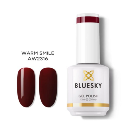 Bluesky, Bluesky, Glossy Shine Finish, Semi-Permanent Nail Polish, Warm Smile, 15 ml