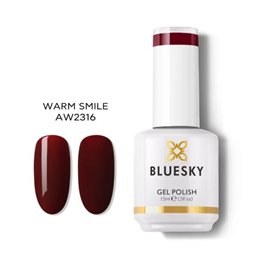 Bluesky, Bluesky, Glossy Shine Finish, Semi-Permanent Nail Polish, Warm Smile, 15 ml