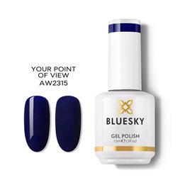 Bluesky, Bluesky, Glossy Shine Finish, Semi-Permanent Nail Polish, Your Point Of View, 15 ml