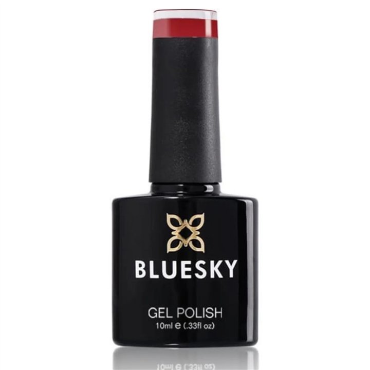 Bluesky, Bluesky, Glossy Shine Finish, Semi-Permanent Nail Polish, Purple Berry, 10 ml