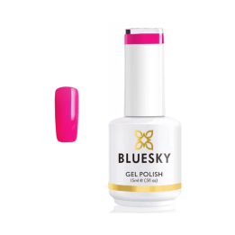 Bluesky, Bluesky, Glossy Shine Finish, Semi-Permanent Nail Polish, Wedding Purple, 15 ml