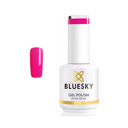Bluesky, Bluesky, Glossy Shine Finish, Semi-Permanent Nail Polish, Wedding Purple, 15 ml - Teknashop Ltd