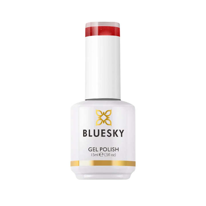 Bluesky, Bluesky, Glossy Shine Finish, Semi-Permanent Nail Polish, Wildfire, 15 ml