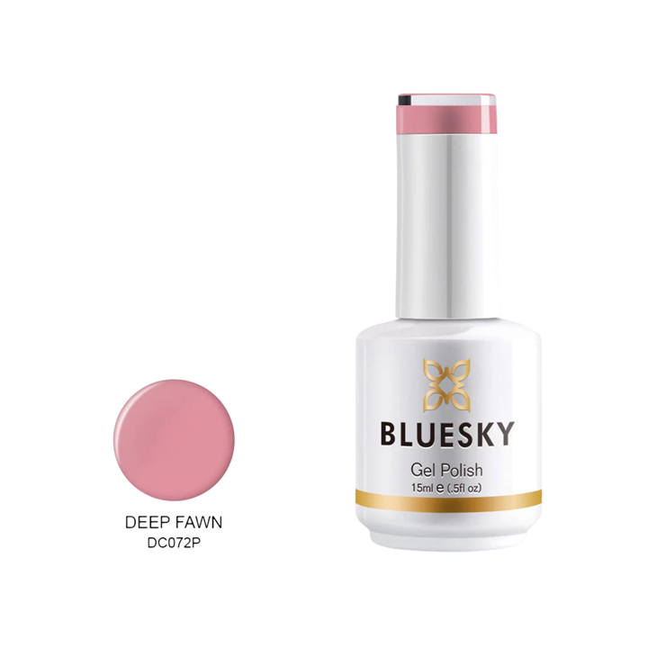 Bluesky, Bluesky, UV, Semi-Permanent Nail Polish, Deep Fawn, 15 ml
