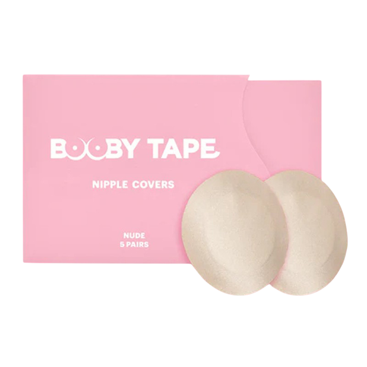 Set, Booby Tape, Booby Tape, Polyester, Round, Women's Pasties & Nipple Tassels, Nude, 10 pcs
