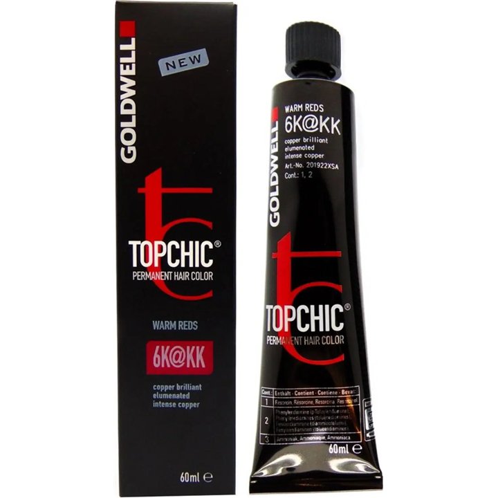 Goldwell, TopChic, Permanent Hair Dye, 6K@KK Copper, 60 ml
