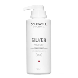 Goldwell, Dualsenses Silver 60 Sec, Hair Treatment Cream Mask, Colour Correcting & Nourishing, After shampooing, 500 ml
