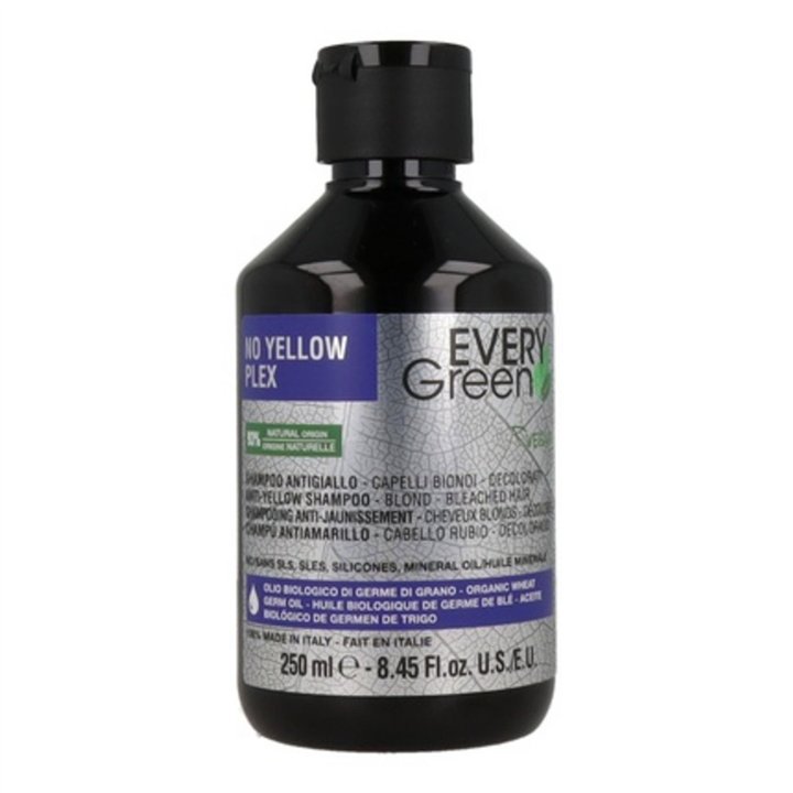 Every Green, No Yellow Plex, Hair Shampoo, Anti-Yellow, 250 ml
