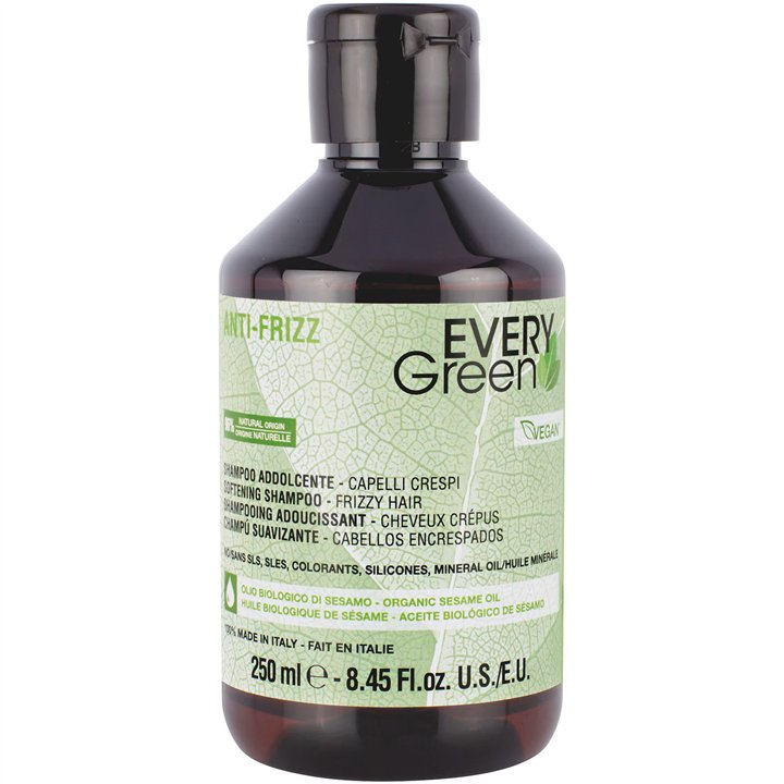 Every Green, Softening, Hair Shampoo, Anti-Frizz, 250 ml - Teknashop Ltd