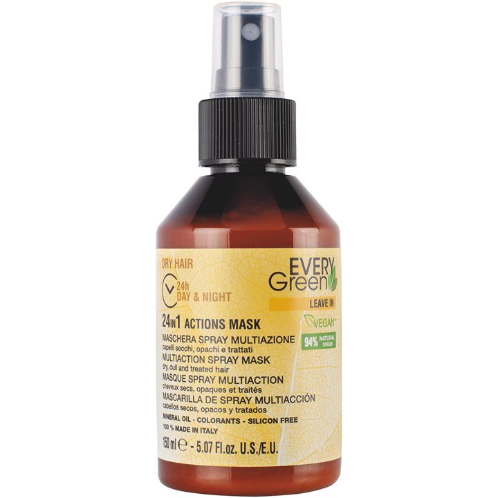 Every Green, Nourishing 24-in-1, Hair Treatment Cream Mask, Nourishing & Detangling, 150 ml