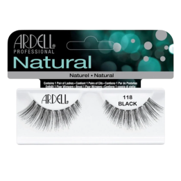 Ardell, Natural, False Eyelashes, 118, Black