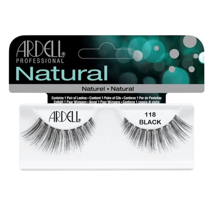 Ardell, Natural, False Eyelashes, 118, Black
