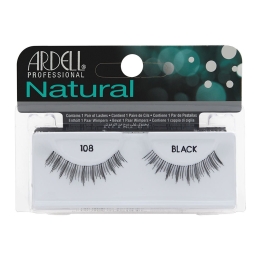 Ardell, Natural, False Eyelashes, 108, Demi Black