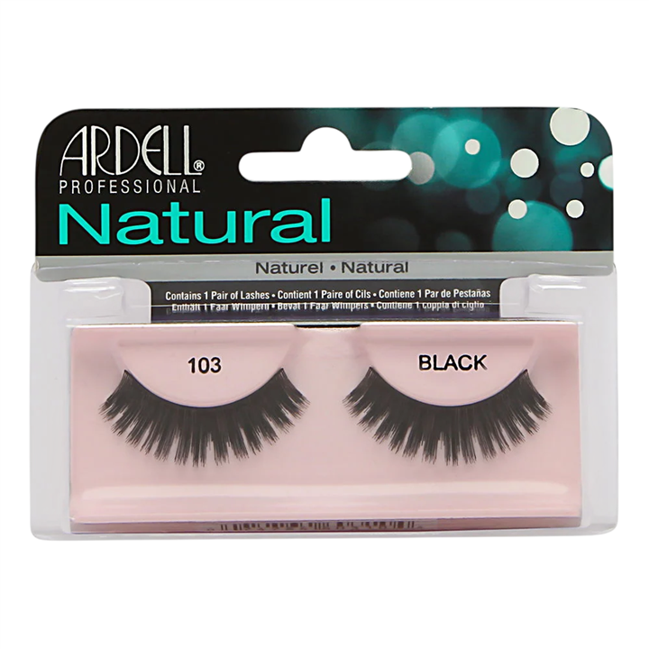 Ardell, Natural, False Eyelashes, 103, Black - Teknashop Ltd
