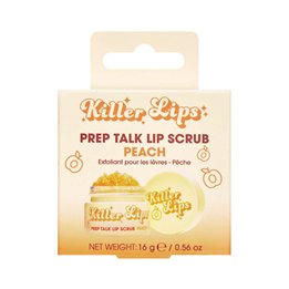 Killer Lips, Prep Talk Lip Scrub Peach, Exfoliating, Lip Balm Treatment, 16 g