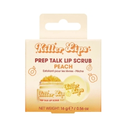 Killer Lips, Prep Talk Lip Scrub Peach, Exfoliating, Lip Balm Treatment, 16 g