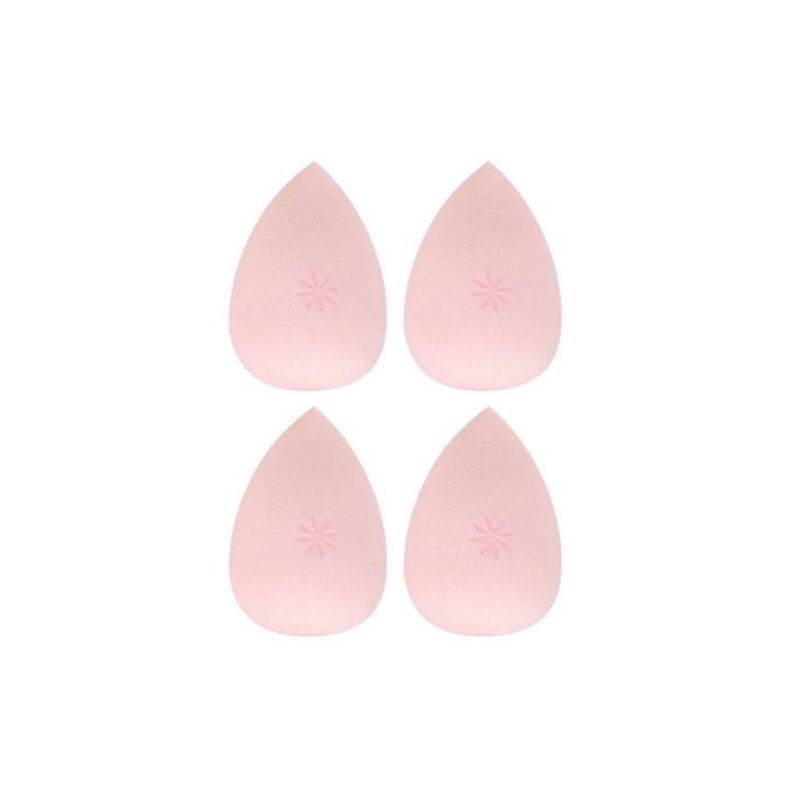 Set, Brushworks, Brushworks, Makeup Sponge, Pink, 4 pcs