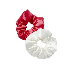 Set Duo, Brushworks, Brushworks, Hair Elastic, White & Red, 2 pcs