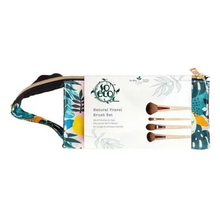 Set, Brushworks, So Eco, Multi Face Brush, 4 pcs