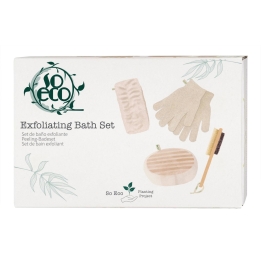 Set, So Eco, Exfoliating Bath Set, Exfoliating, Body Scrub, 4 pcs