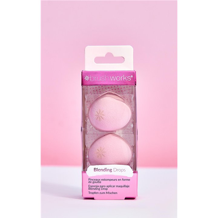 Set Duo, Brushworks, Brushworks, Foam, Makeup Sponge, Pink - Teknashop Ltd