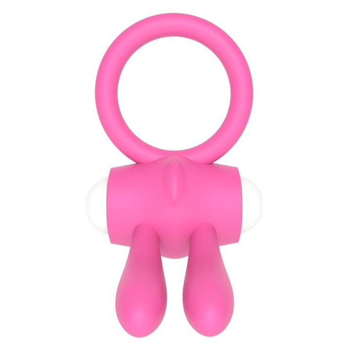 Vibrating Cockring Power Clit Pink - LO-LV1422-P