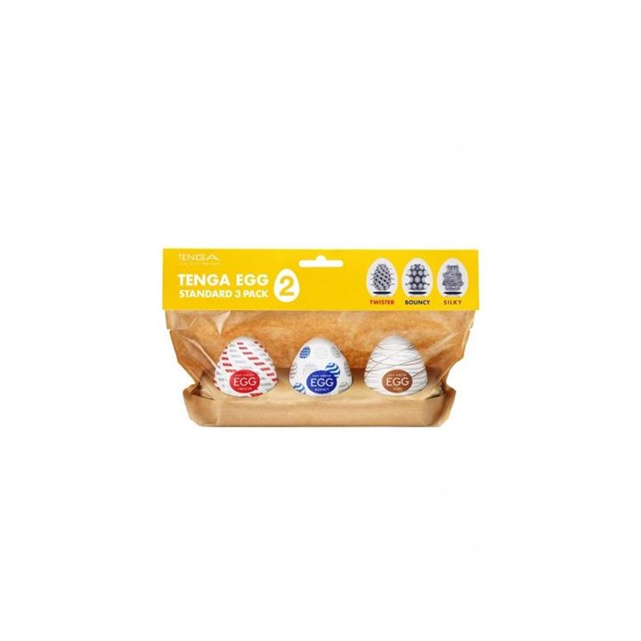 Pack of 3 Egg Standard - Pack 2 - 4582655748415 - Teknashop Ltd