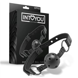 Adjustable Brrathable Ball Gag Vegan Leather - BS-090
