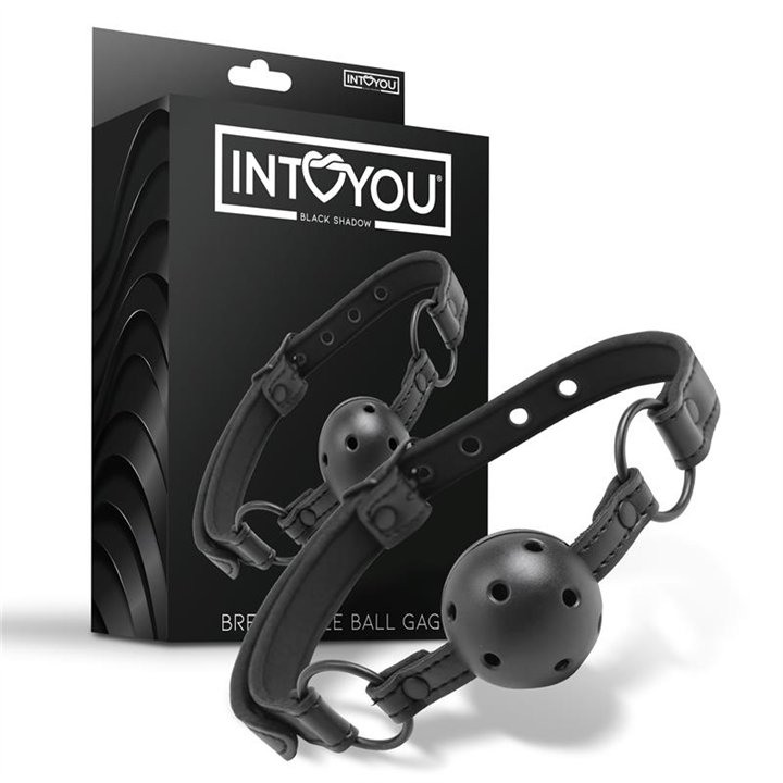 Adjustable Brrathable Ball Gag Vegan Leather - BS-090 - Teknashop Ltd