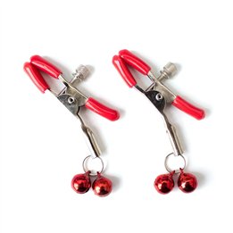 Nipple Clamp with Bell Metal Red - 843658379362