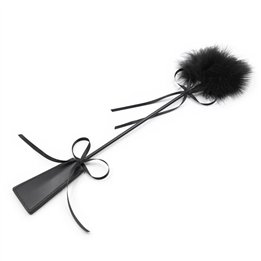 Feather Tickler and Paddle 49 cm Black - 843658379306