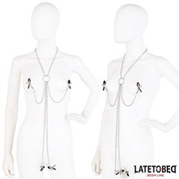 Nipple Clamps and Clit Clamps Chain - 8436615007554 - Teknashop Ltd