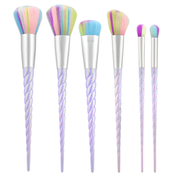 Set, Tools4Beauty, Unicorn, Multi Face Brush, 6 pcs - Teknashop Ltd