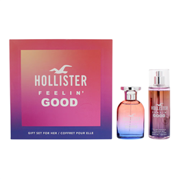 Set Hollister: Feelin' Good, Eau De Parfum, For Women, 50 ml + Feelin' Good, Body Spray, 125 ml