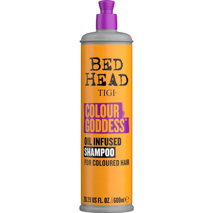 Tigi, Bed Head Colour Goddess, Hair Shampoo, Colour Protection, 600 ml - Teknashop Ltd