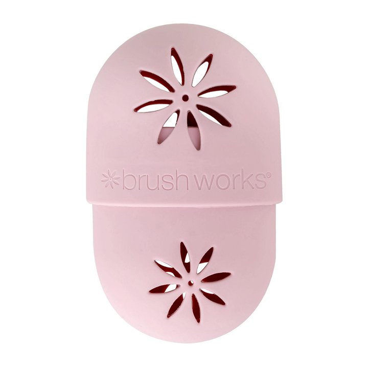 Brushworks, Brushworks, Makeup Plastic Sponge Case, Light Pink