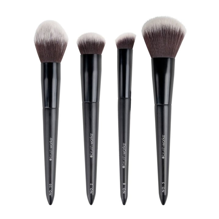 Set, Brushworks, Brushworks, Multi Face Brush, Multi Face Brush, 4 pcs