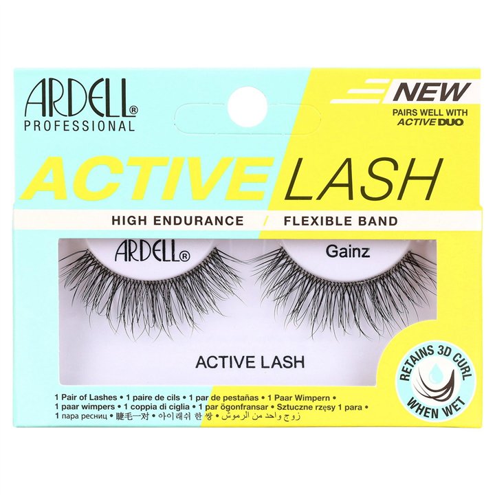 Ardell, Active Lashes Gainz, Flexible Band, False Eyelashes - Teknashop Ltd